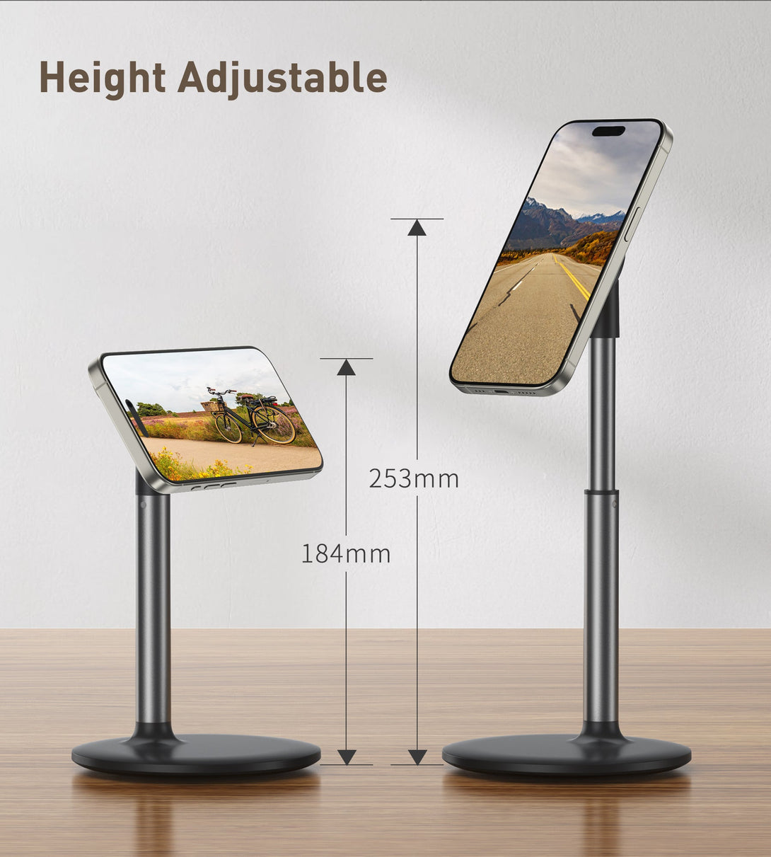 iDock Portable 360° Rotation Height Adjustable Magnetic Phone Holder - iDock Laptopstand