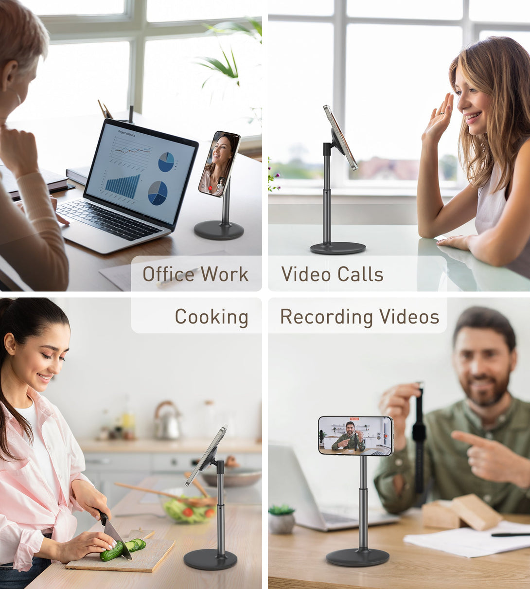 iDock Portable 360° Rotation Height Adjustable Magnetic Phone Holder - iDock Laptopstand