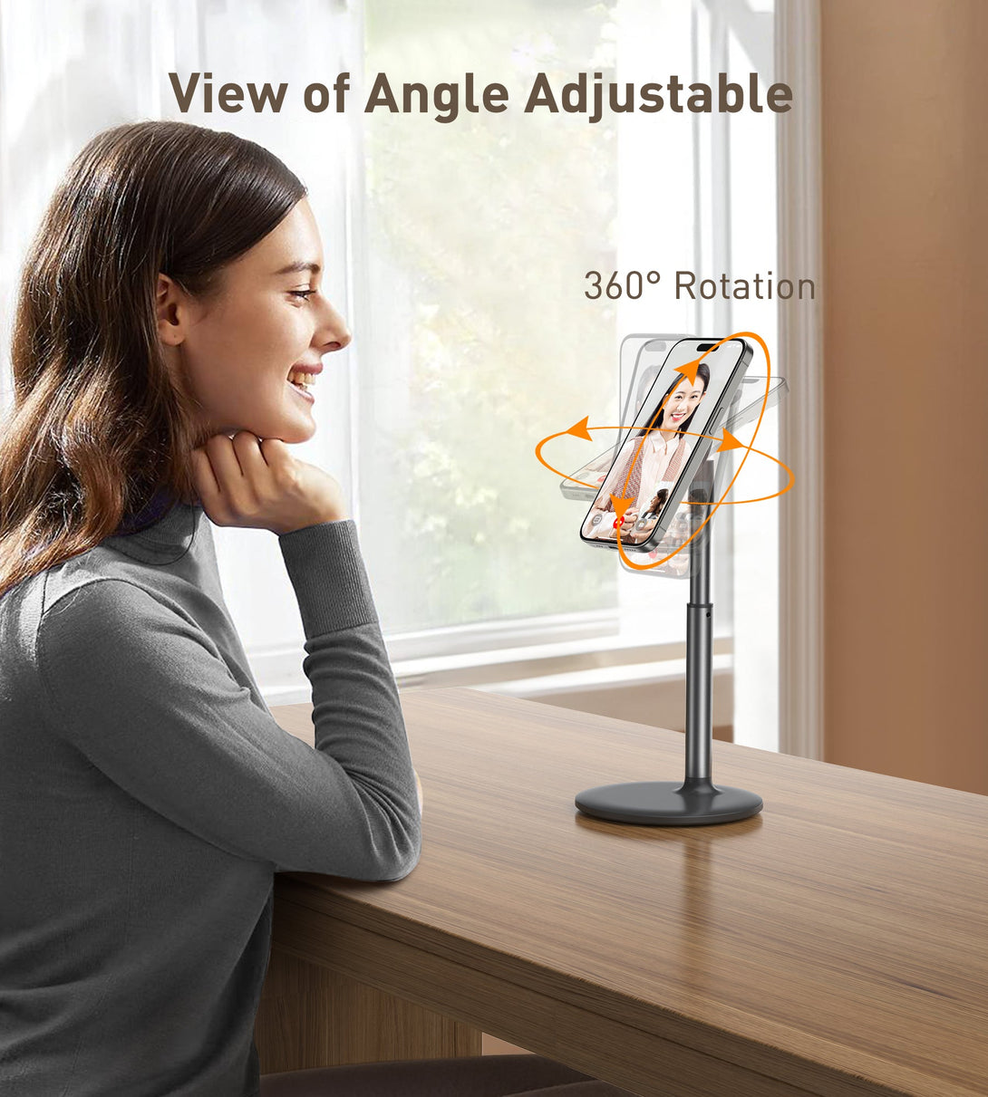 iDock Portable 360° Rotation Height Adjustable Magnetic Phone Holder - iDock Laptopstand