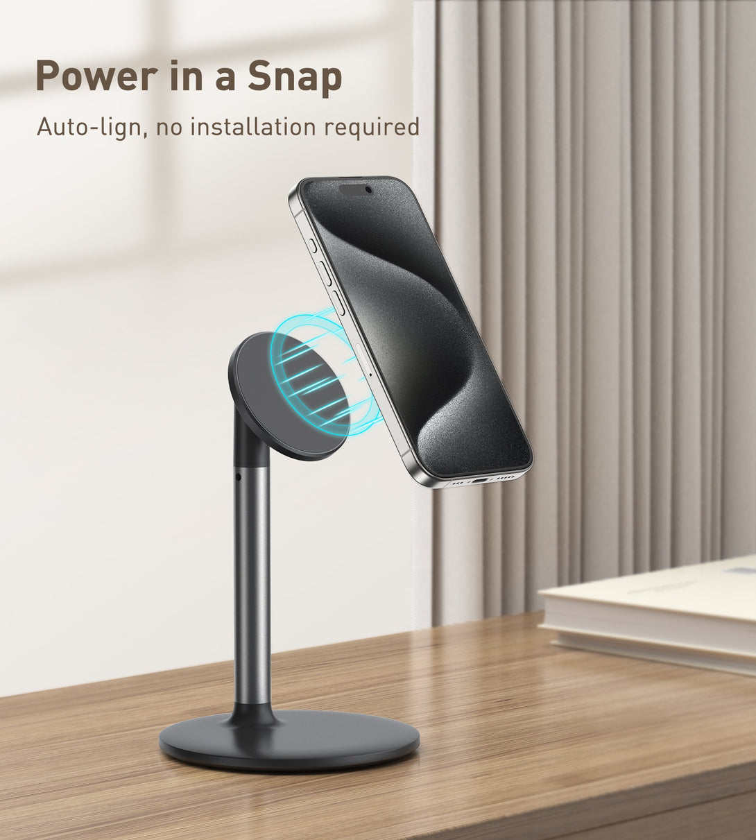 iDock Portable 360° Rotation Height Adjustable Magnetic Phone Holder - iDock Laptopstand