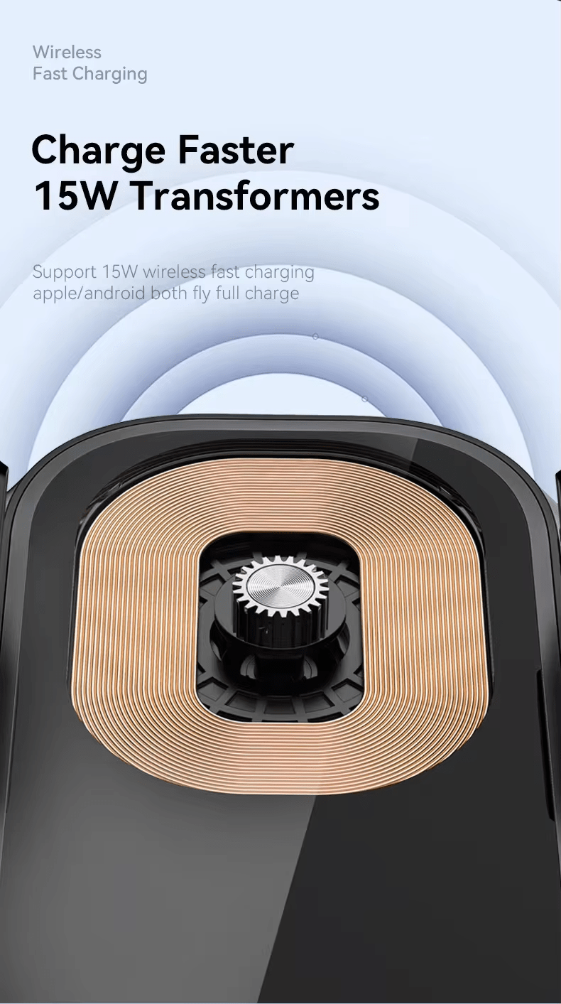 iDock Portable Adjustable Aromatherapy Car Wireless Charging Holder for Mobile Phone - iDock Laptopstand