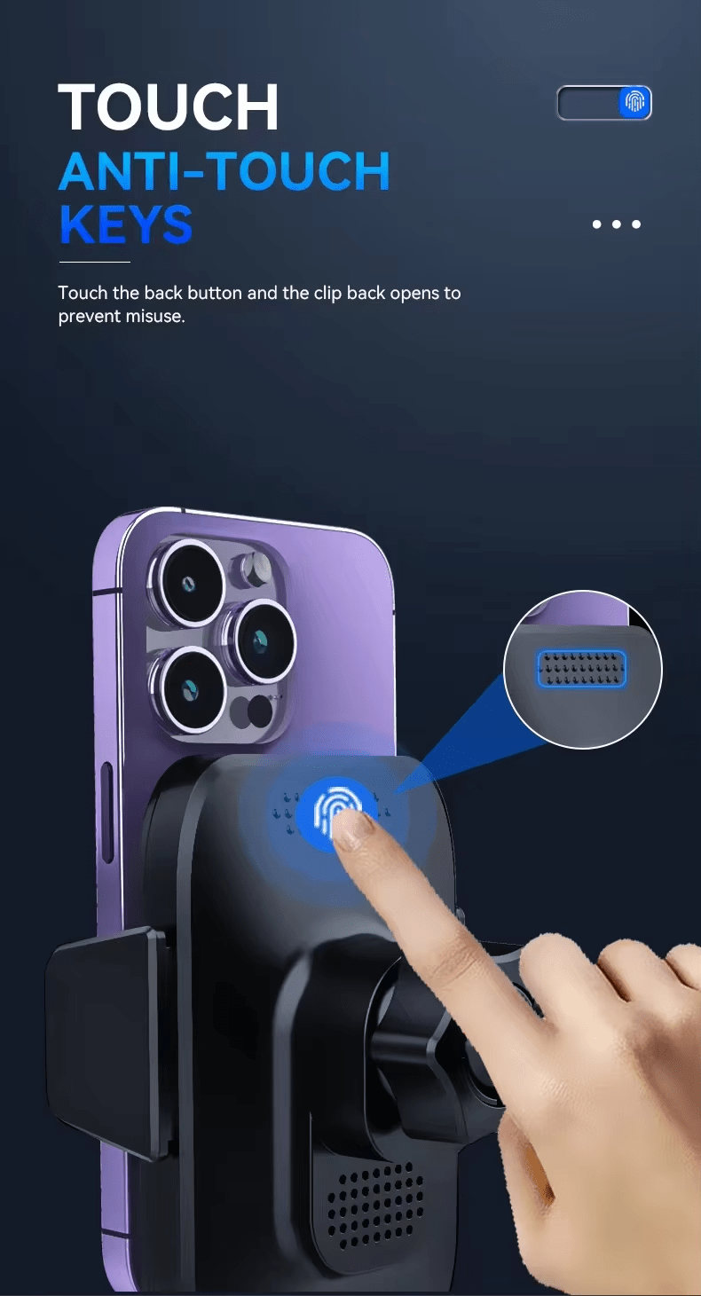 iDock Portable Adjustable Smart Car Wireless Charging Holder for Mobile Phone - iDock Laptopstand