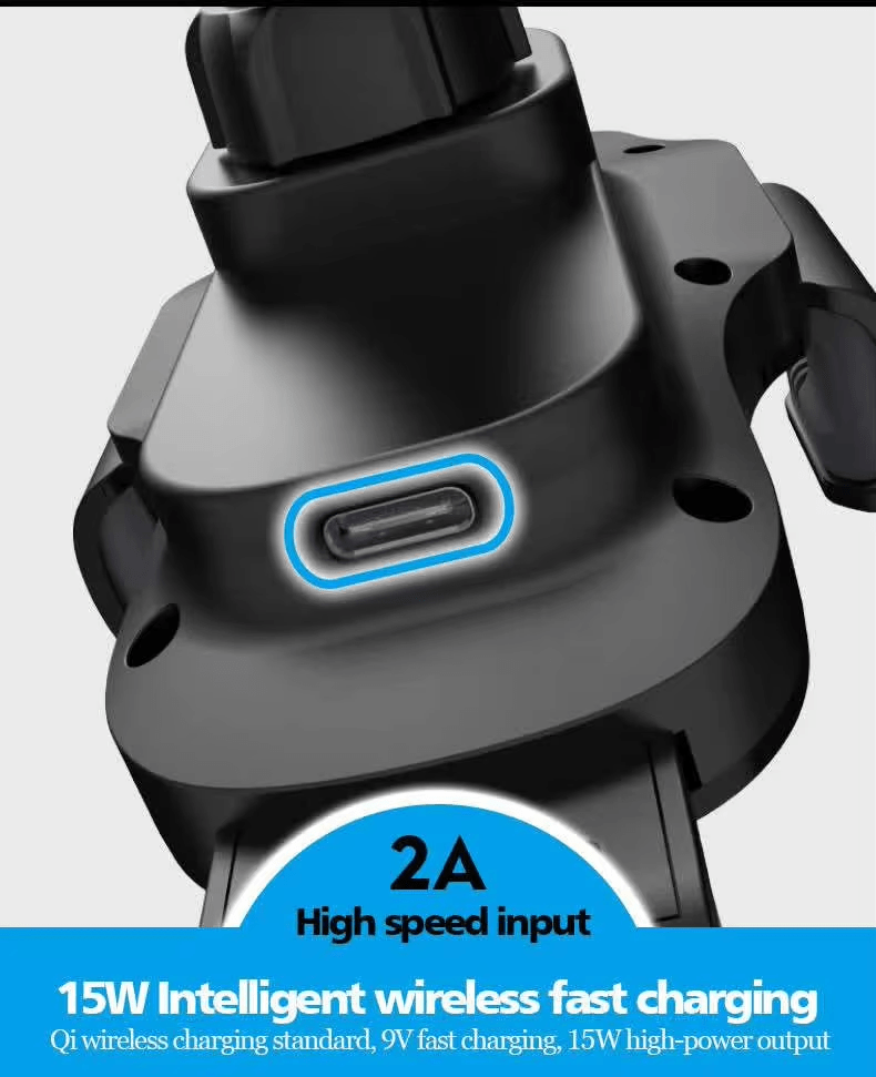 iDock Portable Adjustable Smart Car Wireless Charging Holder for Mobile Phone - iDock Laptopstand