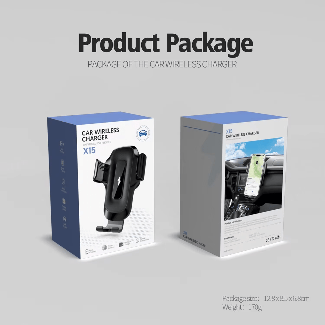 iDock Portable Adjustable Smart Car Wireless Charging Holder for Mobile Phone - iDock Laptopstand
