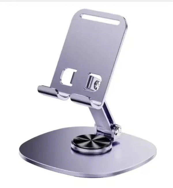 iDock Portable Aluminum Fully Foldable Angle Adjustable Desk 360 rotation Cell Phone Stand Holder - iDock Laptopstand