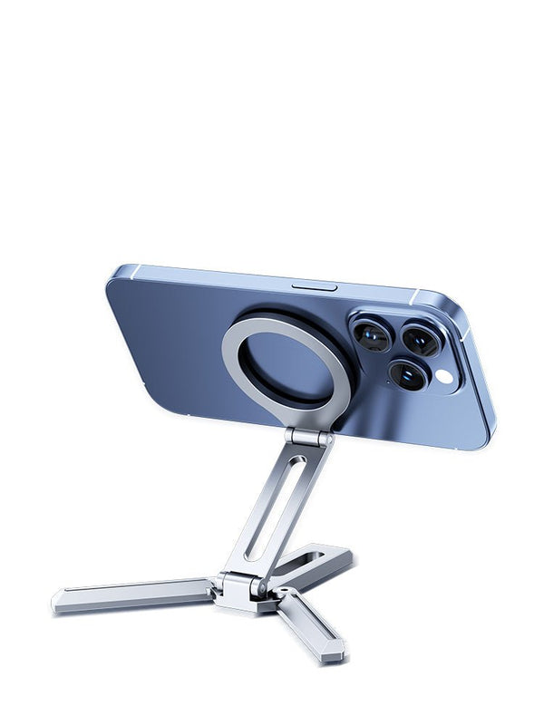 iDock Portable Double - fold Multi - angle Rotation Phone Holder Travel Portable Strong Magnetic Phone Stand - iDock Laptopstand