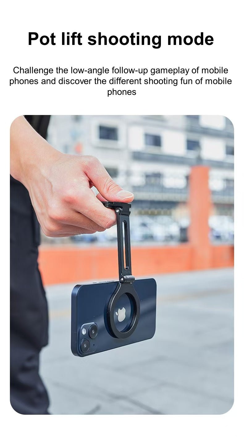 iDock Portable Double - fold Multi - angle Rotation Phone Holder Travel Portable Strong Magnetic Phone Stand - iDock Laptopstand