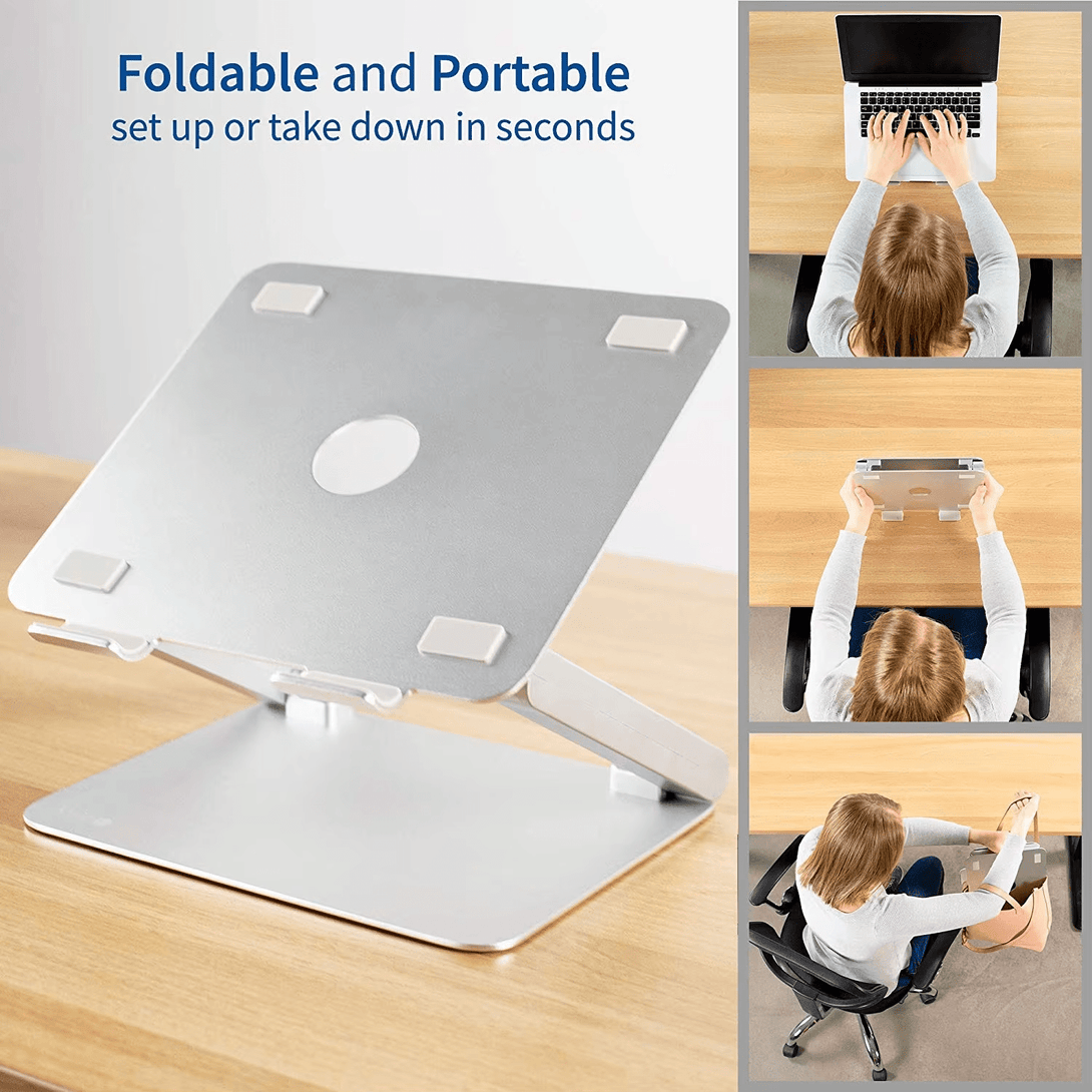 iDock Portable Foldable Adjustable Flexible Aluminium Laptop Stand - iDock Laptopstand
