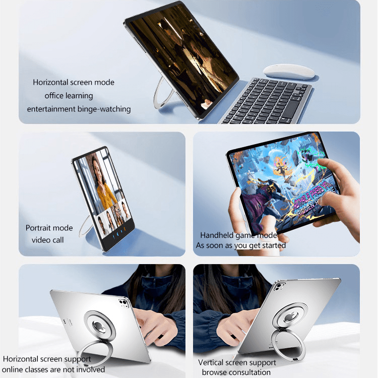 iDock Portable Folding 360° Rotation Magnetic Tablet Stand - iDock Laptopstand