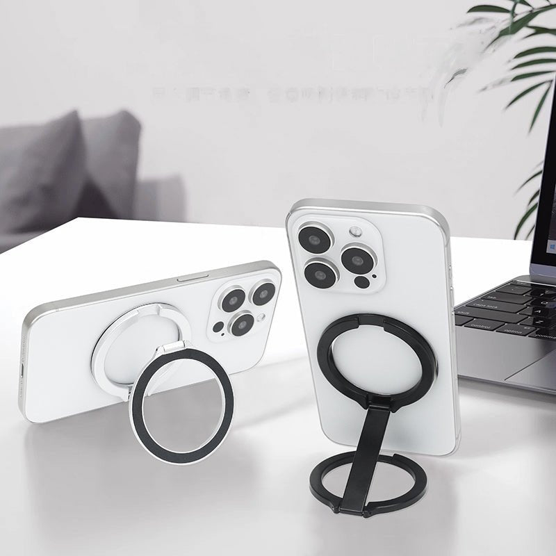 iDock Portable Folding 360° Rotation Phone Holder Travel Portable Strong Magnetic Phone Stand - iDock Laptopstand