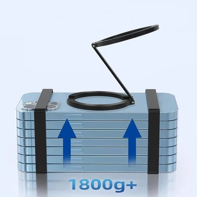 iDock Portable Folding 360° Rotation Phone Holder Travel Portable Strong Magnetic Phone Stand - iDock Laptopstand