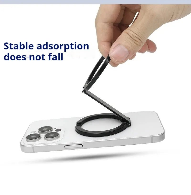 iDock Portable Folding 360° Rotation Phone Holder Travel Portable Strong Magnetic Phone Stand - iDock Laptopstand