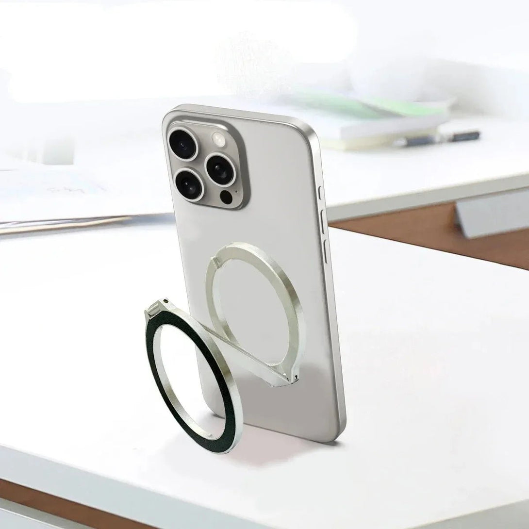 iDock Portable Folding 360° Rotation Phone Holder Travel Portable Strong Magnetic Phone Stand - iDock Laptopstand
