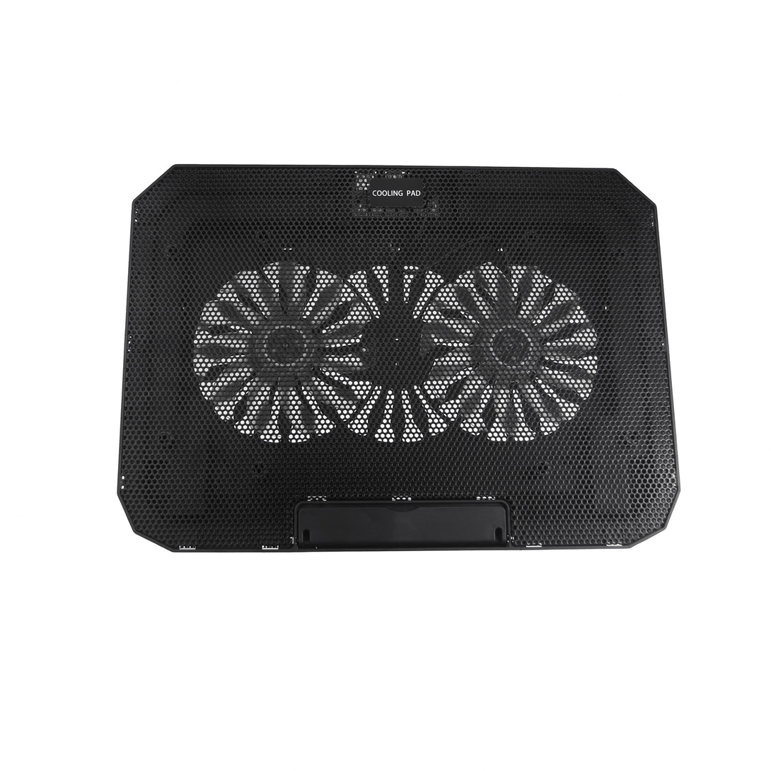iDock Portable Folding 8 Level Heights Adjustable 2 Fans Laptop Cooling Pad with Colorful Lights Metal Laptop Cooler with Phone Stand - iDock Laptopstand