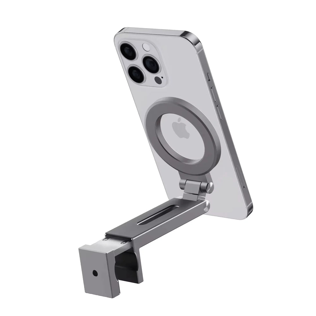 iDock Portable Folding Adjustable Angle 360 Rotation Phone Holder Travel Portable Phone Stand Magnetic Attraction Phone Bracket - iDock Laptopstand