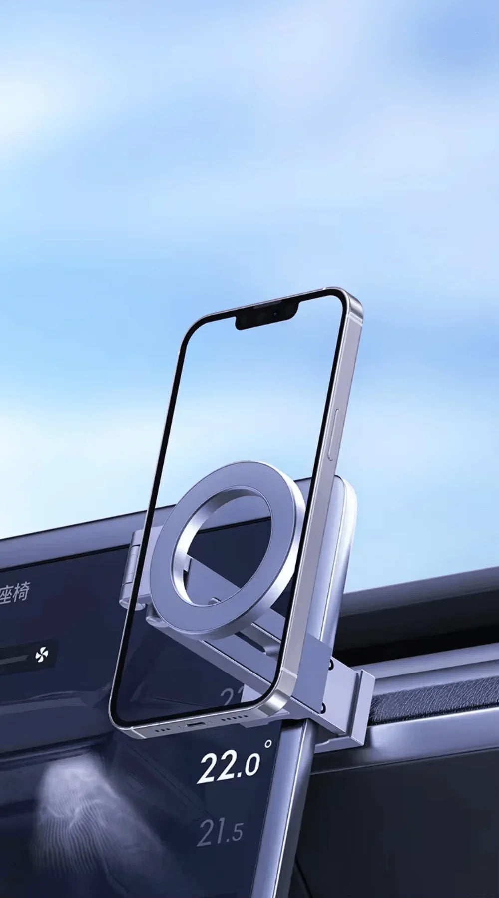 iDock Portable Folding Adjustable Angle 360 Rotation Phone Holder Travel Portable Phone Stand Magnetic Attraction Phone Bracket - iDock Laptopstand