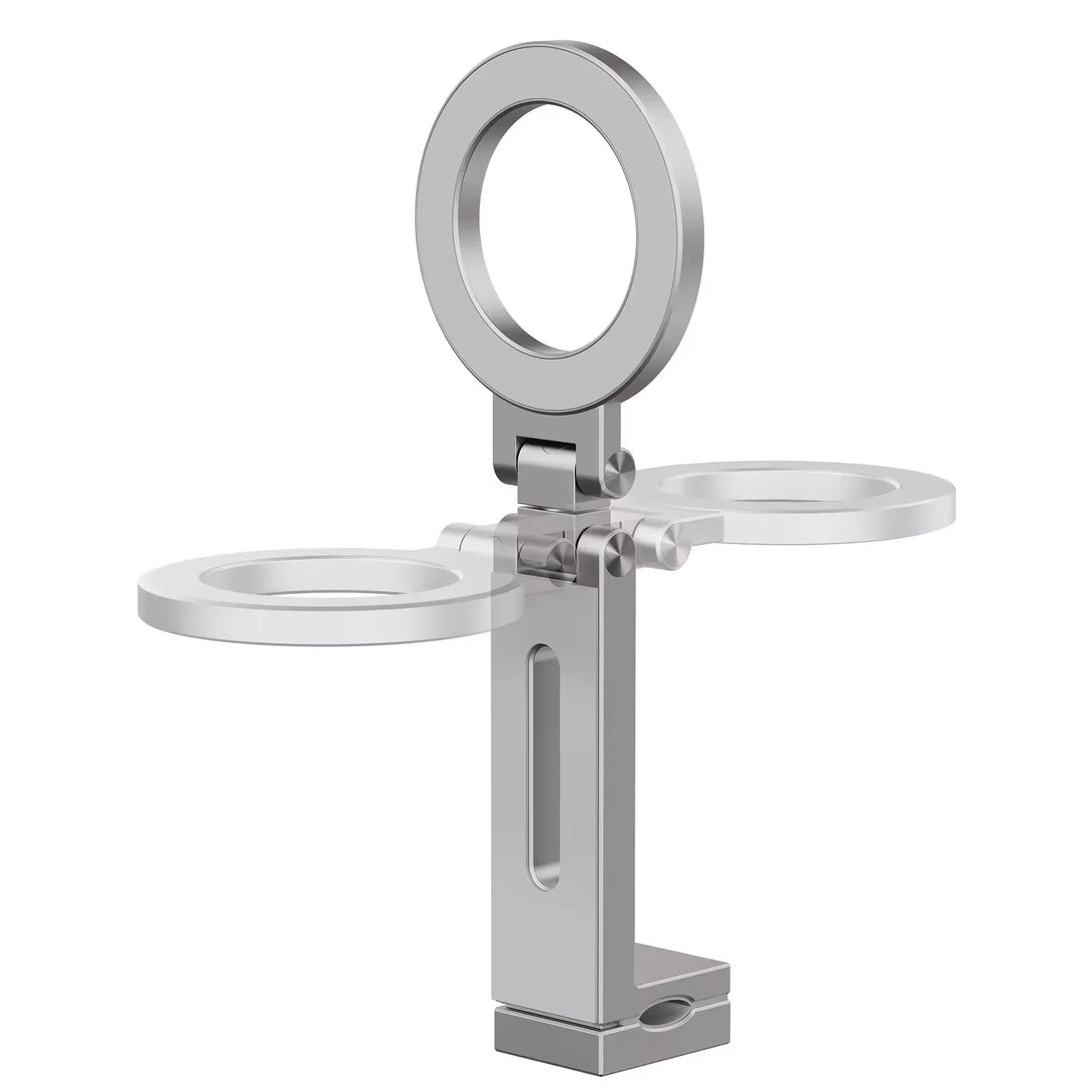 iDock Portable Folding Adjustable Angle 360 Rotation Phone Holder Travel Portable Phone Stand Magnetic Attraction Phone Bracket - iDock Laptopstand