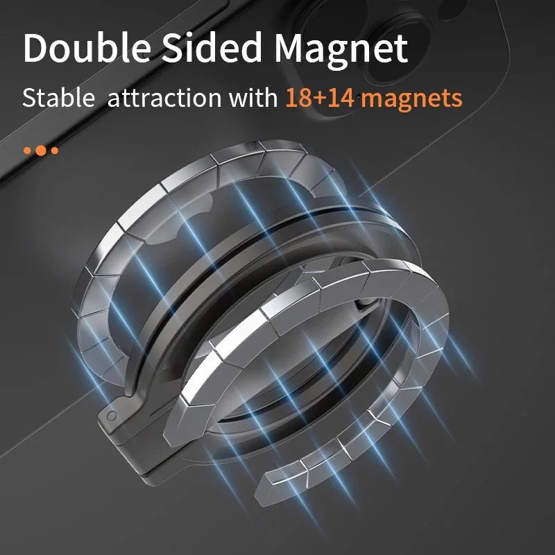 iDock Portable Folding Adjustable Angle Double Sided Magnetic Phone Stand Holder Suitable for Magsafe - iDock Laptopstand