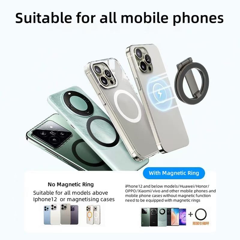 iDock Portable Folding Adjustable Angle Double Sided Magnetic Phone Stand Holder Suitable for Magsafe - iDock Laptopstand