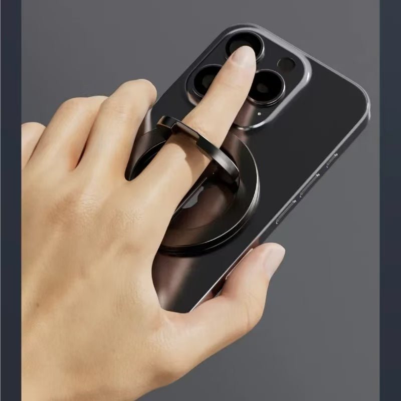 iDock Portable Folding Adjustable Angle Phone Holder Travel Portable Strong Magnetic Phone Ring Stand - iDock Laptopstand