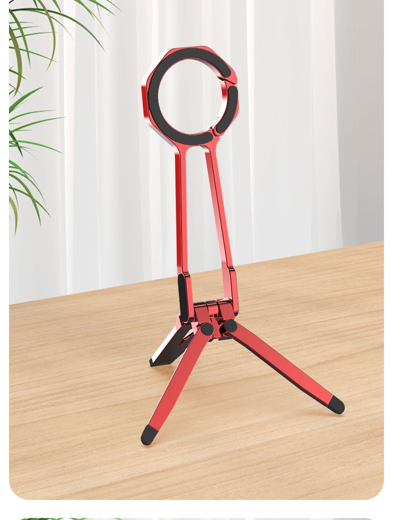 iDock Portable Folding Colorful Spring Buckle Magnetic Mobile Phone Tripod - iDock Laptopstand