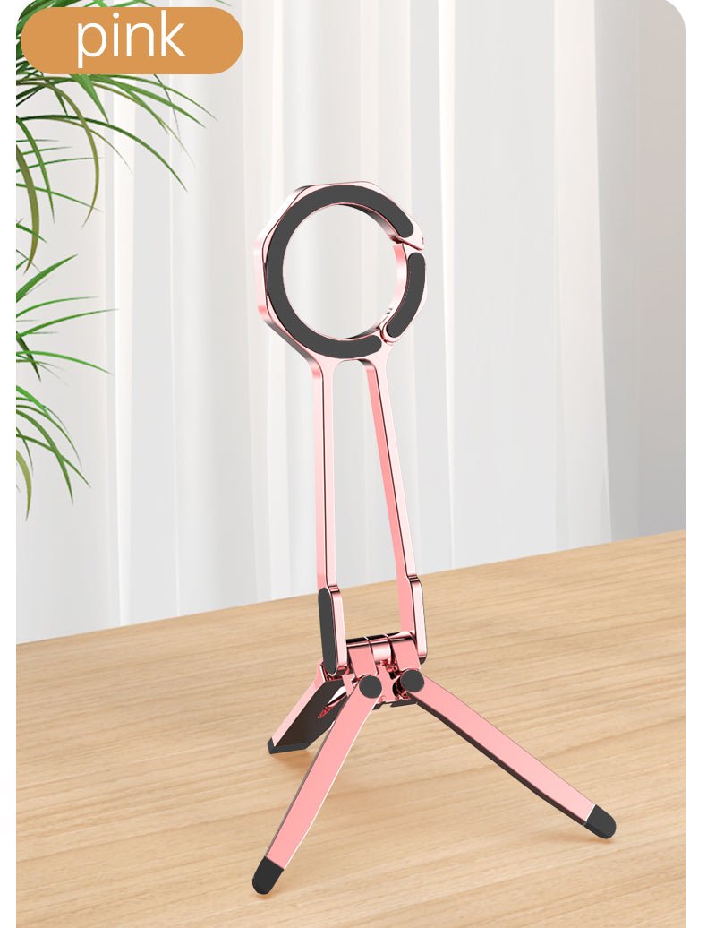 iDock Portable Folding Colorful Spring Buckle Magnetic Mobile Phone Tripod - iDock Laptopstand