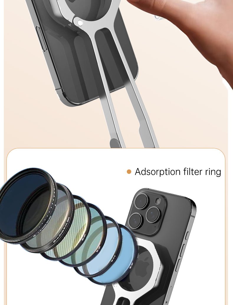 iDock Portable Folding Colorful Spring Buckle Magnetic Mobile Phone Tripod - iDock Laptopstand