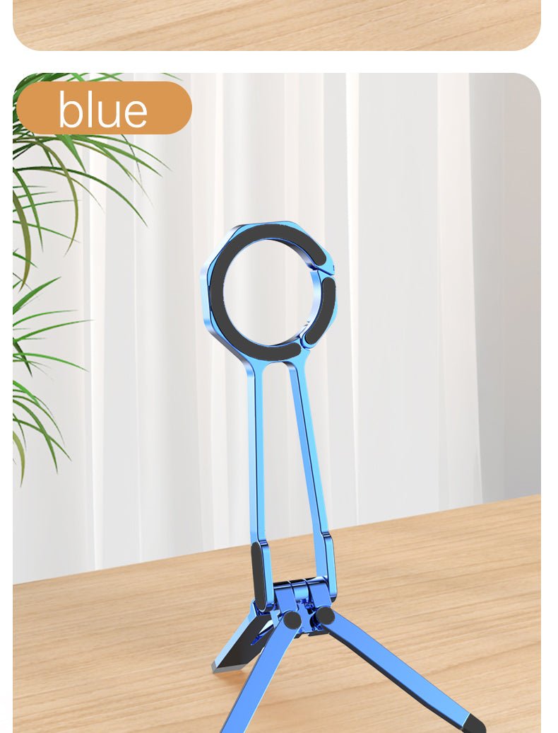 iDock Portable Folding Colorful Spring Buckle Magnetic Mobile Phone Tripod - iDock Laptopstand