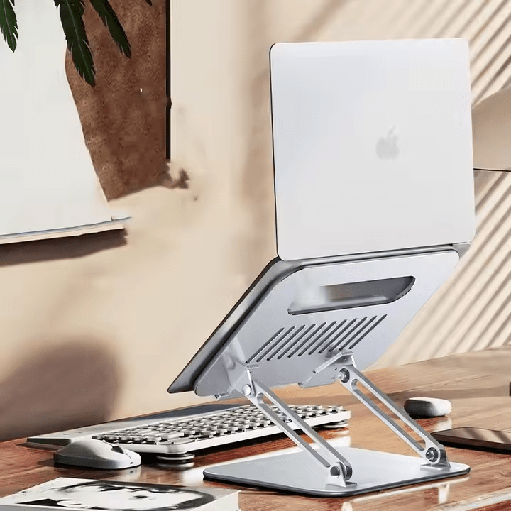 iDock Portable Folding Height Adjustable Aluminum Desktop Laptop Stand - iDock Laptopstand