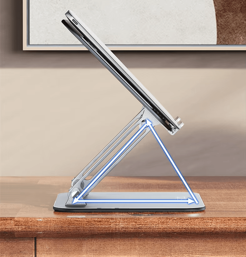 iDock Portable Folding Height Adjustable Aluminum Desktop Laptop Stand - iDock Laptopstand