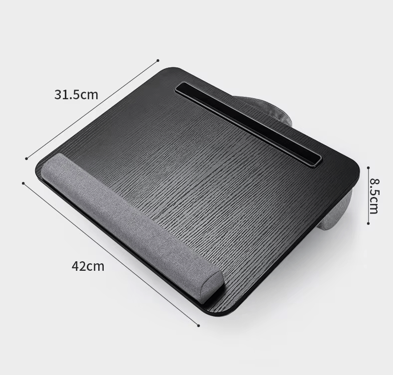iDock Portable Lap Desk with Pillow Cushion Fits up to 15.6 Inch Laptop with Anti - Slip Strip for Office Students Use Lap Laptop Desk - iDock Laptopstand