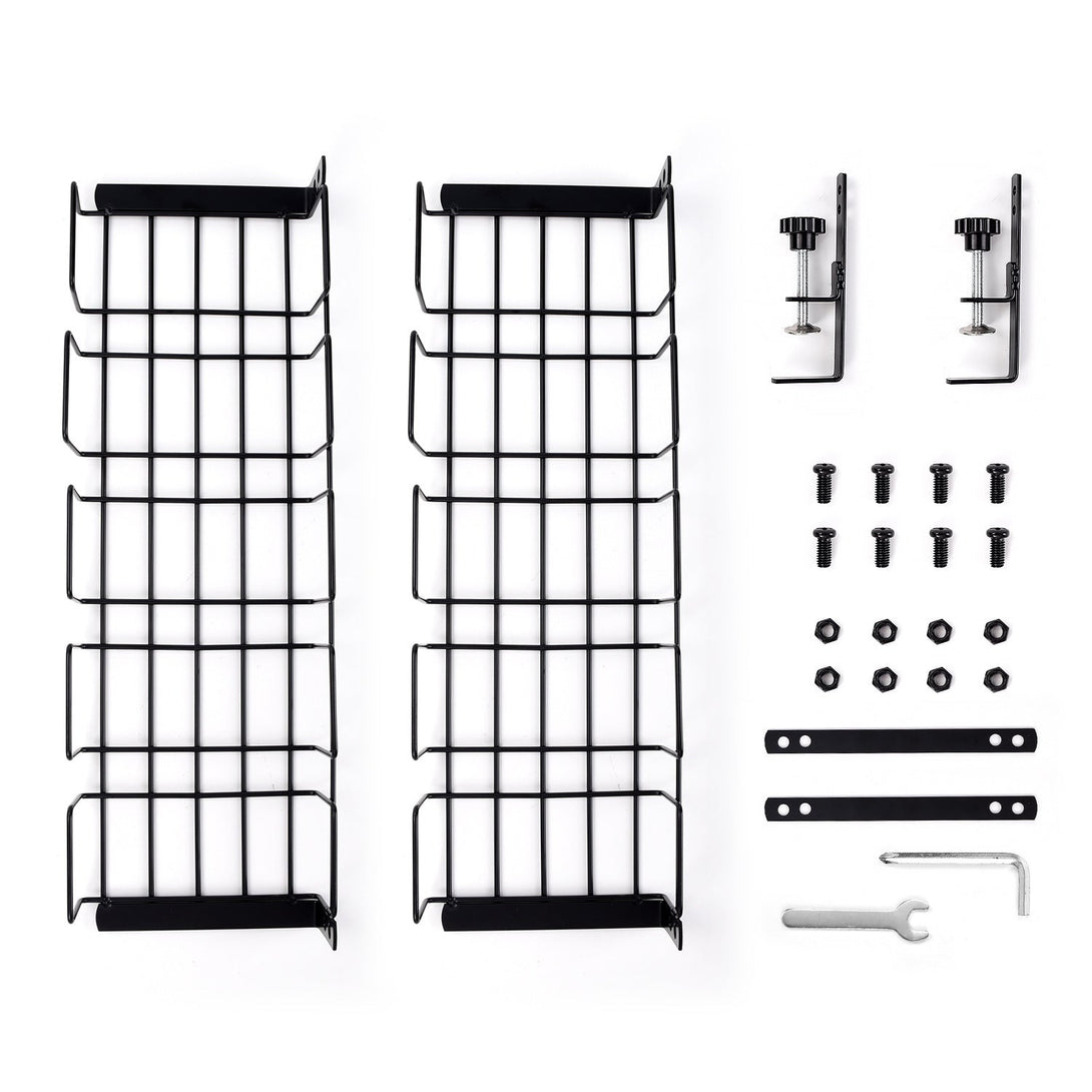 iDock Portable Wrought Iron Desktop Wire Storage and Sorting Shelf Desk Side Storage Shelf Hanging Wire Shelf - iDock Laptopstand