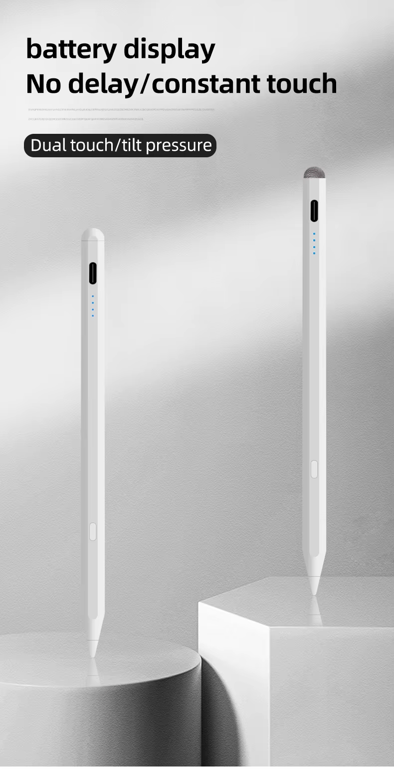 iDock Revocable Magnetic Active Stylus Pen for iPad from 2018 with Type C Port - iDock Laptopstand