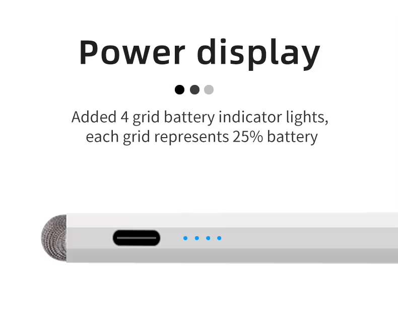 iDock Revocable Magnetic Active Stylus Pen for iPad from 2018 with Type C Port - iDock Laptopstand