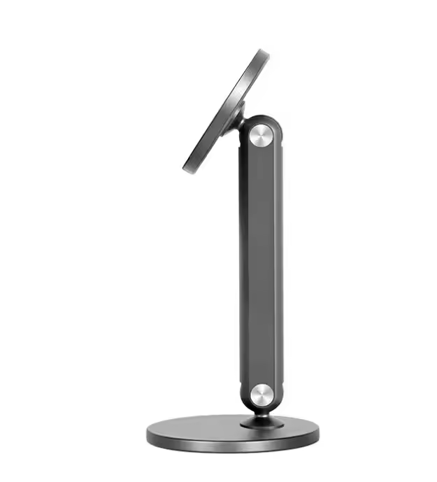 iDock Round Base Adjustable Aluminum Alloy Folding Magnetic Phone Holder For iPhone 12 13 14 Pro Max - iDock Laptopstand