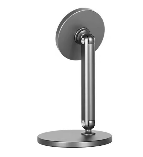 iDock Round Base Adjustable Aluminum Alloy Folding Magnetic Phone Holder For iPhone 12 13 14 Pro Max - iDock Laptopstand