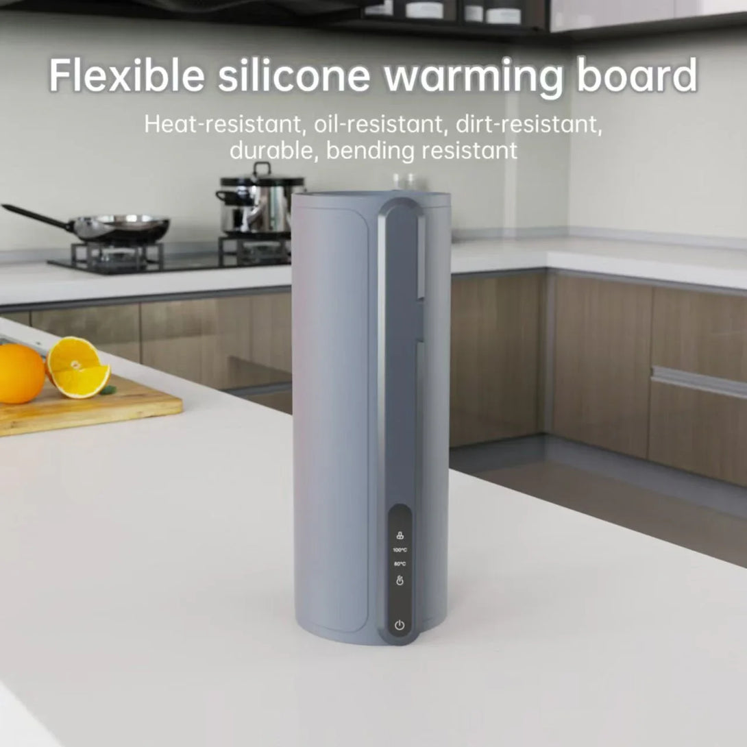iDock Smart Household Portable Folding Food Warming Mat Easy Storage Electric Warming Tray for Food Silicone Food Warming Pad - iDock Laptopstand
