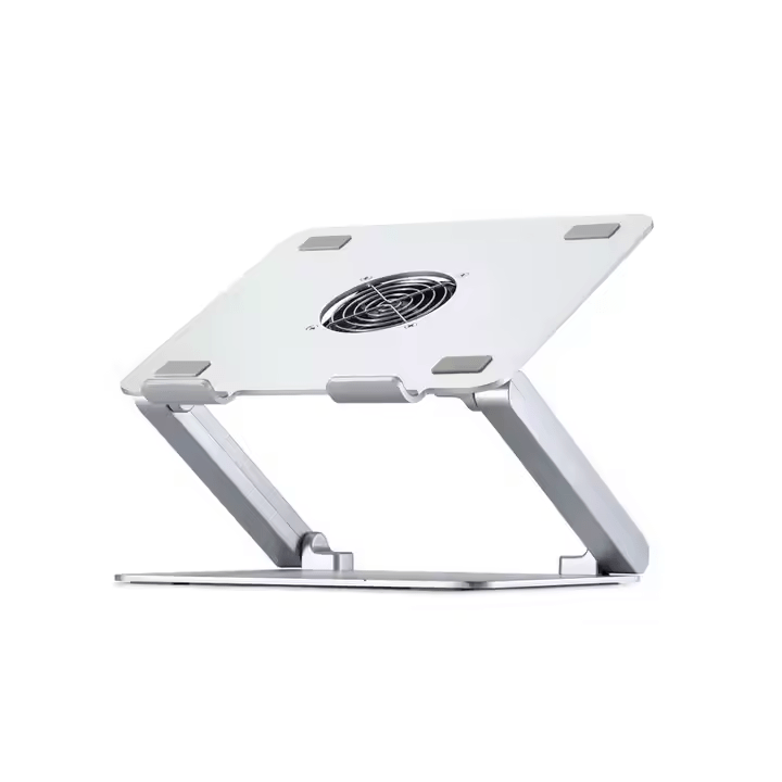 iDock Solution for Amazon B2C Seller Aluminum Height Angle Adjustable USB Cable Cooling Pad for Laptop - iDock Laptopstand
