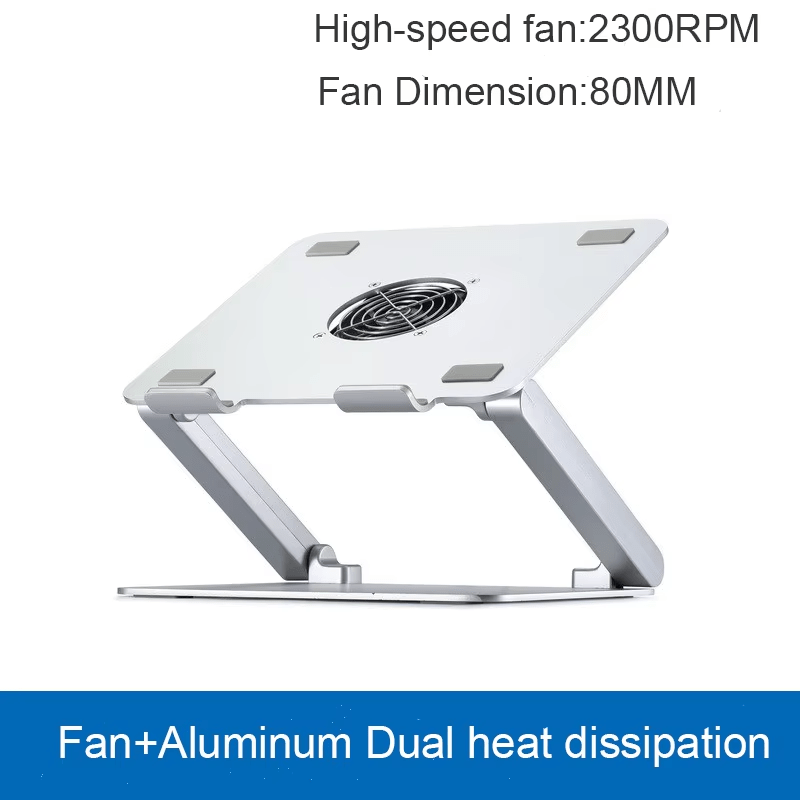 iDock Solution for Amazon B2C Seller Aluminum Height Angle Adjustable USB Cable Cooling Pad for Laptop - iDock Laptopstand