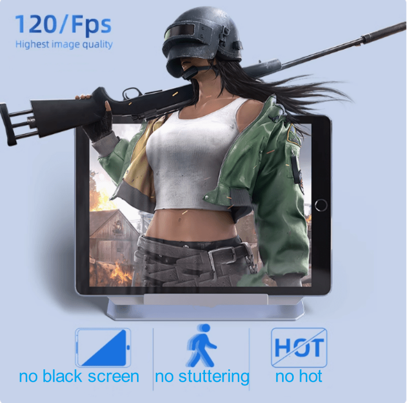 iDock Tablet Cooler Stand iPad Holder 120W Semiconductor Refrigeration Chicken Game Dedicated for 12.9 iPad 2024 iPad Pro 13 - iDock Laptopstand