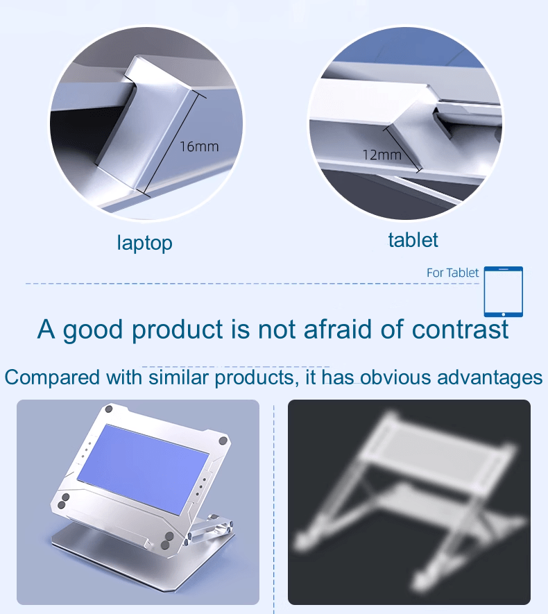 iDock Tablet Cooler Stand iPad Holder 120W Semiconductor Refrigeration Chicken Game Dedicated for 12.9 iPad 2024 iPad Pro 13 - iDock Laptopstand