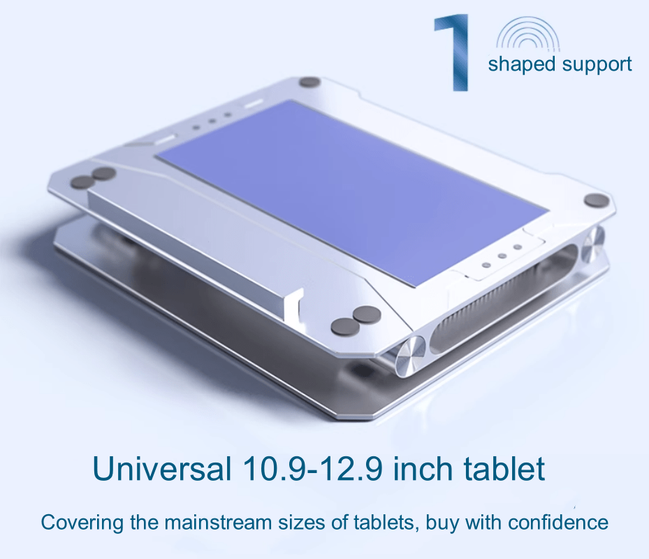 iDock Tablet Cooler Stand iPad Holder 120W Semiconductor Refrigeration Chicken Game Dedicated for 12.9 iPad 2024 iPad Pro 13 - iDock Laptopstand