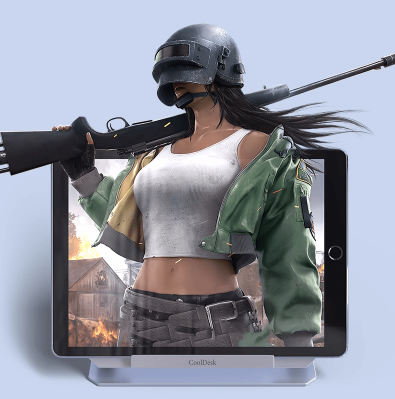 iDock Tablet Cooler Stand iPad Holder 120W Semiconductor Refrigeration Chicken Game Dedicated for 12.9 iPad 2024 iPad Pro 13 - iDock Laptopstand