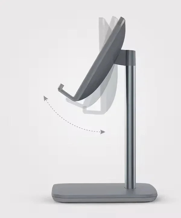 iDock Tablet Stand Adjustable Aluminum Alloy Cell Phone Holder Compatible with Smartphones and Tablets Up to 10 Inches - iDock Laptopstand