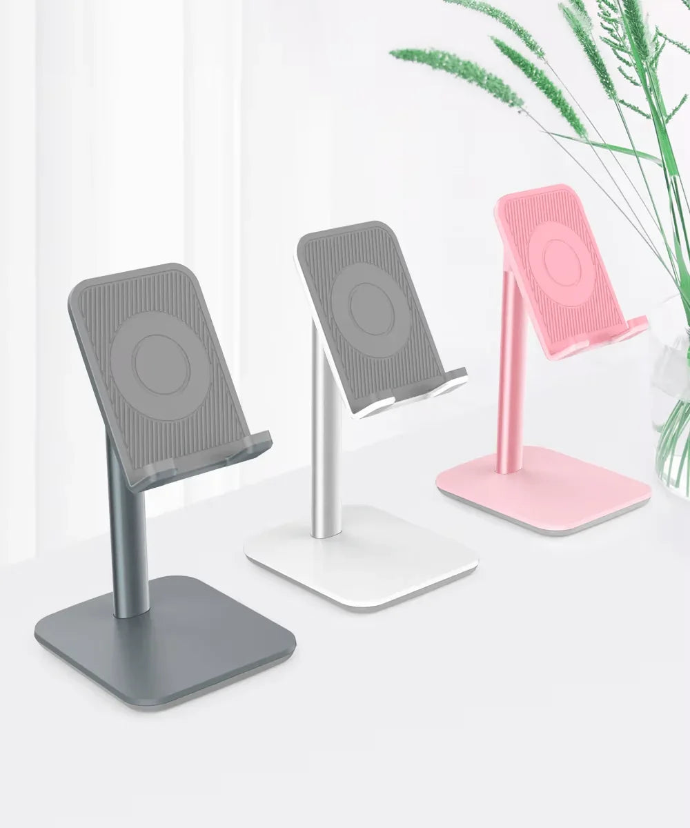 iDock Tablet Stand Adjustable Aluminum Alloy Cell Phone Holder Compatible with Smartphones and Tablets Up to 10 Inches - iDock Laptopstand