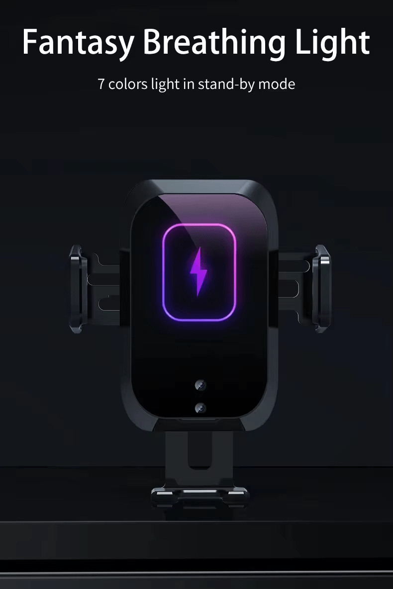 iDock Three - axis Linkage Car Wireless Charging Mobile Phone Stand Smart Induction Automatic Holder - iDock Laptopstand
