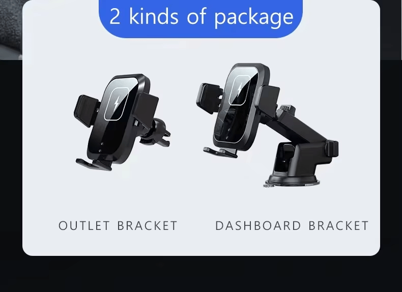 iDock Three - axis Linkage Car Wireless Charging Mobile Phone Stand Smart Induction Automatic Holder - iDock Laptopstand