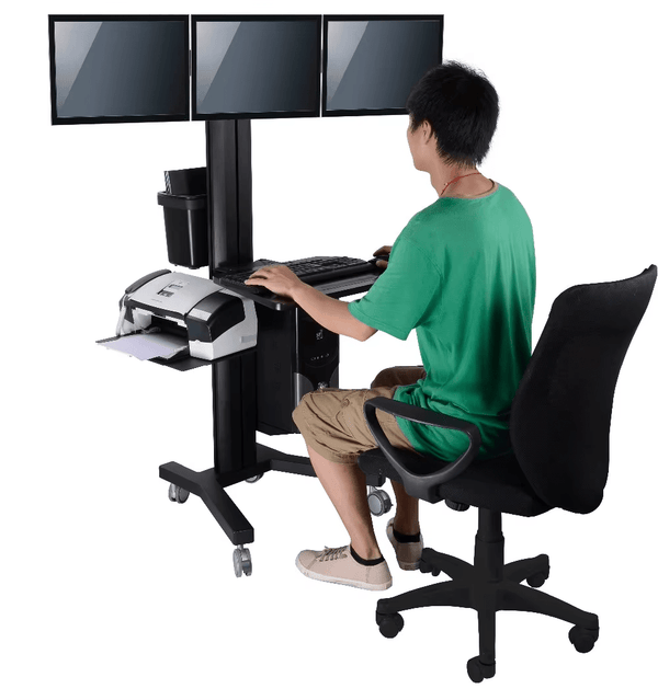 iDock Top Grade Professional Multi - function Laptop Adjustable Medical Computer Cart - iDock Laptopstand