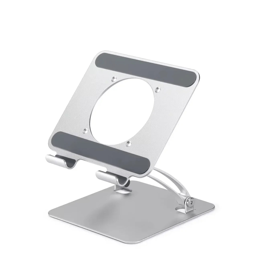 iDock Universal Aluminum Alloy Adjustable Flexible Foldable Desk Portable Tablet Stand Holder Cooling Pad for iPad - iDock Laptopstand