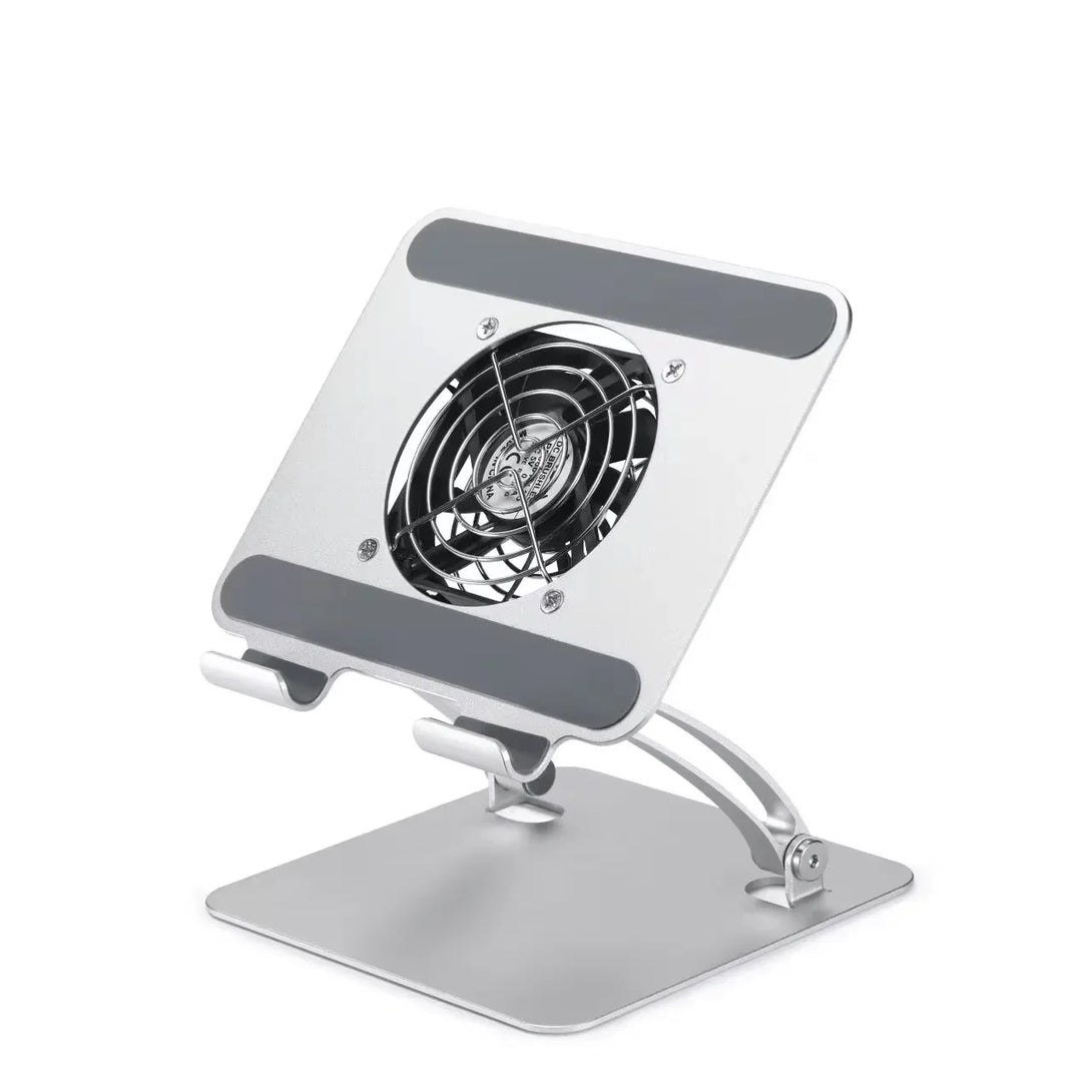 iDock Universal Aluminum Alloy Adjustable Flexible Foldable Desk Portable Tablet Stand Holder Cooling Pad for iPad - iDock Laptopstand